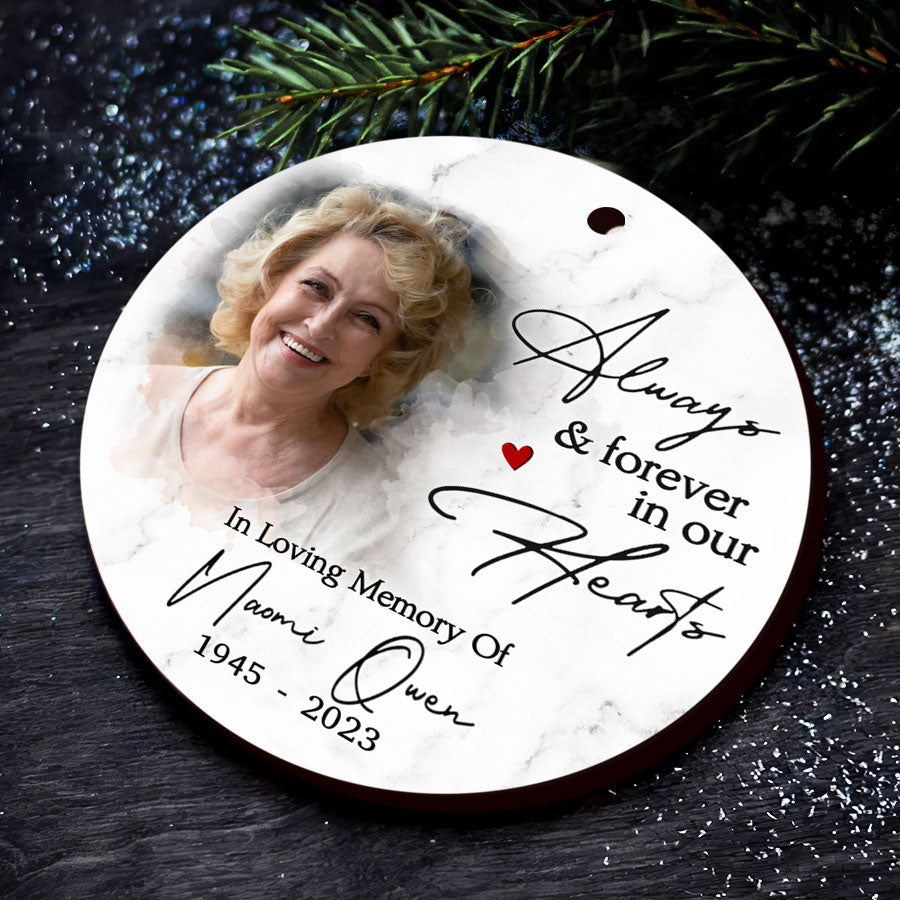 In Memory Ornament With Picture