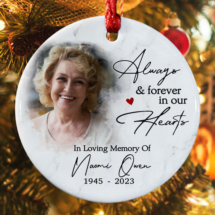 In Memory Ornament With Picture