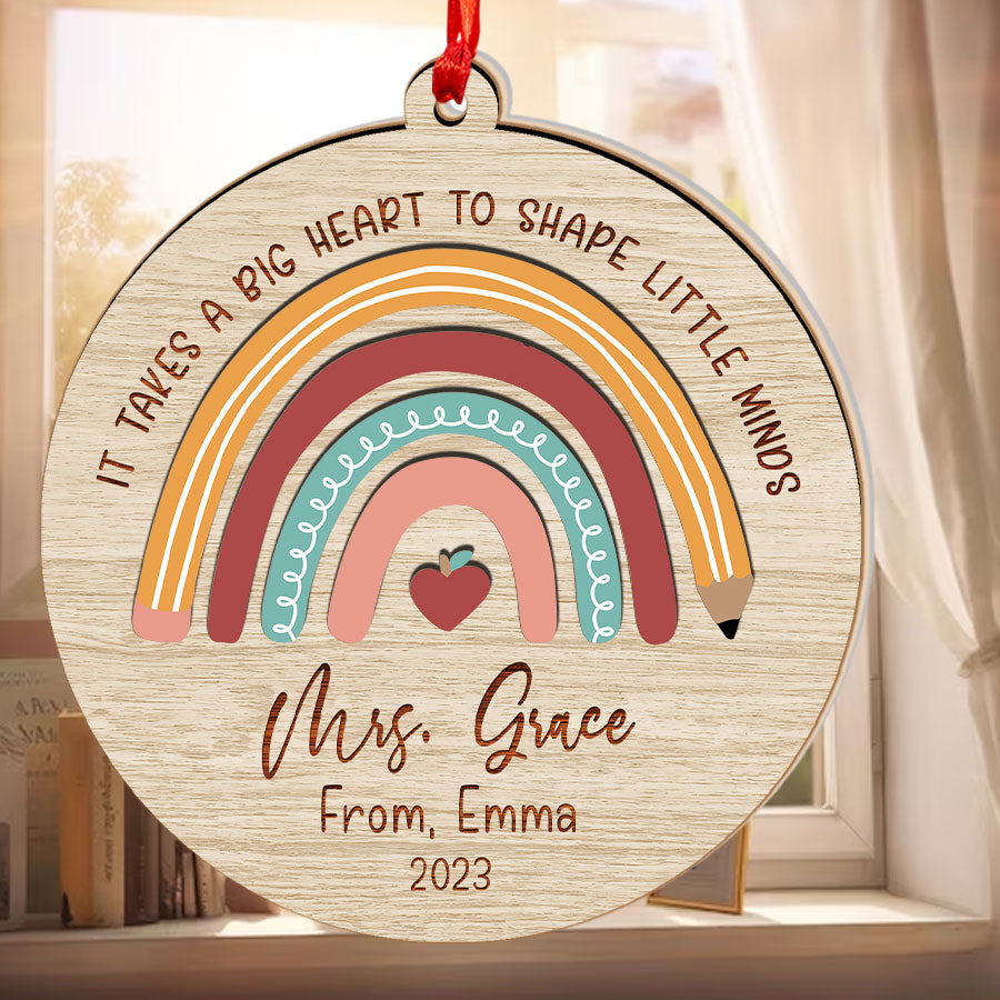 Personalized Teacher Ornament