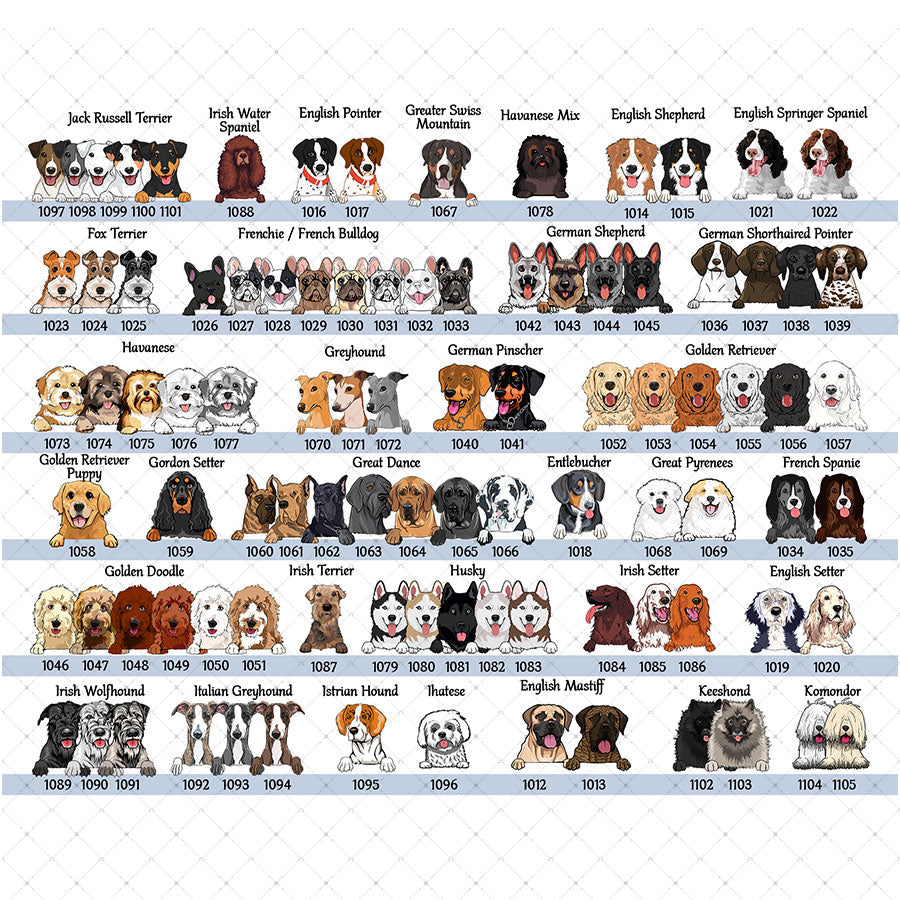 Personalized Dog Christmas Ornaments