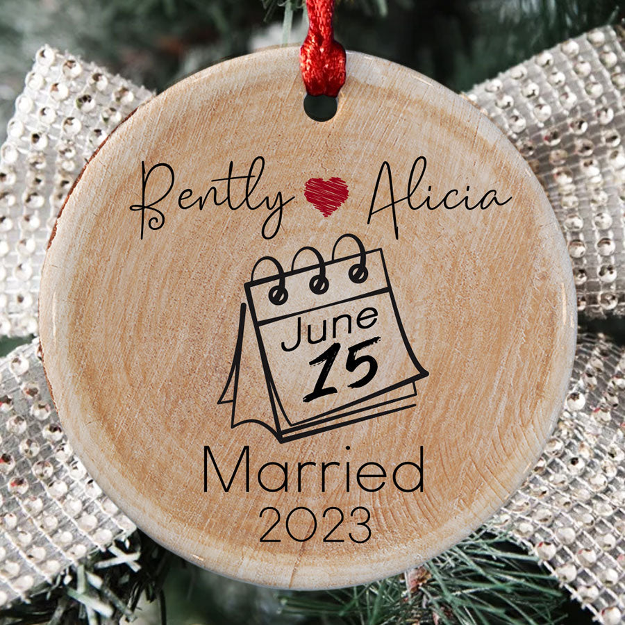 Custom Wedding Ornaments
