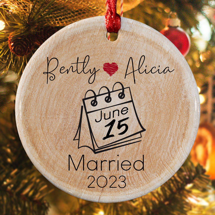Custom Wedding Ornaments