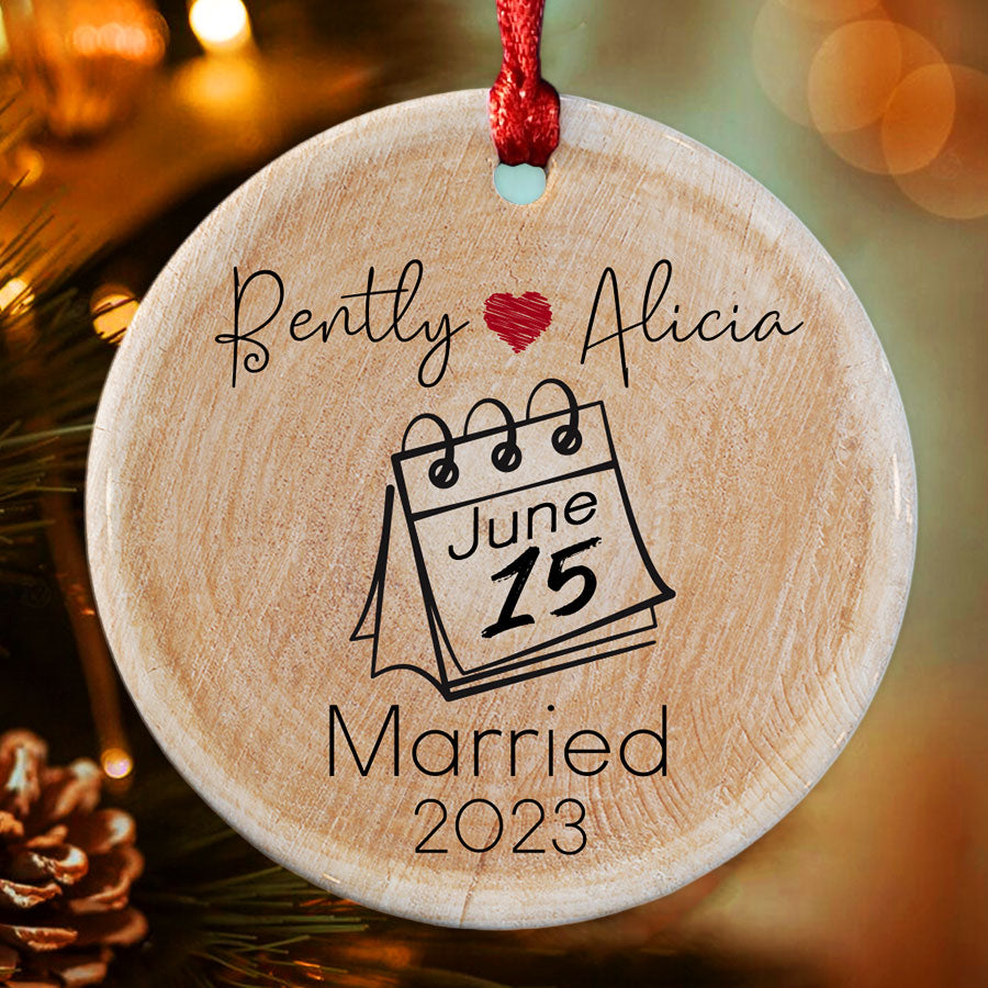 Custom Wedding Ornaments