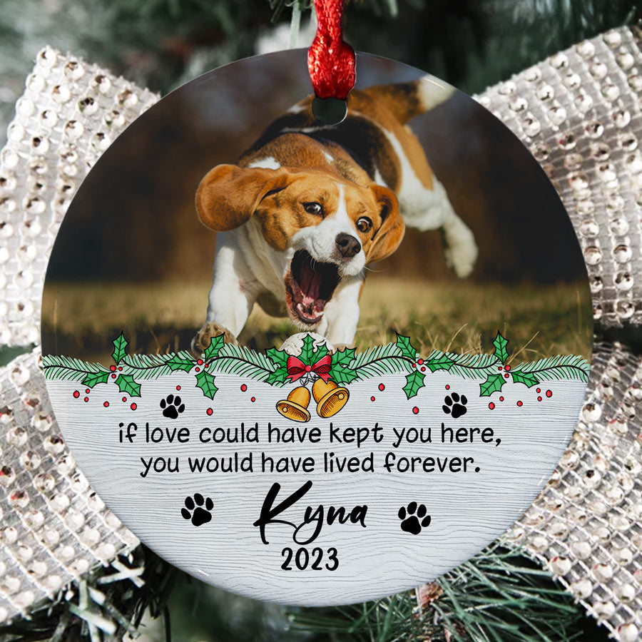 Memorial Christmas Ornament for Dog