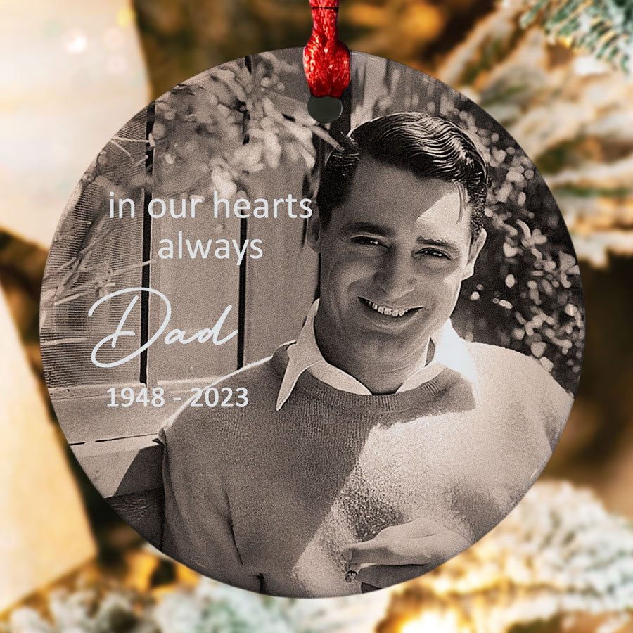 Remembrance Ornament With Photo