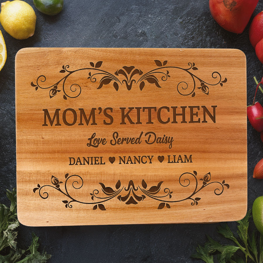 Mom’s Kitchen Cutting Board