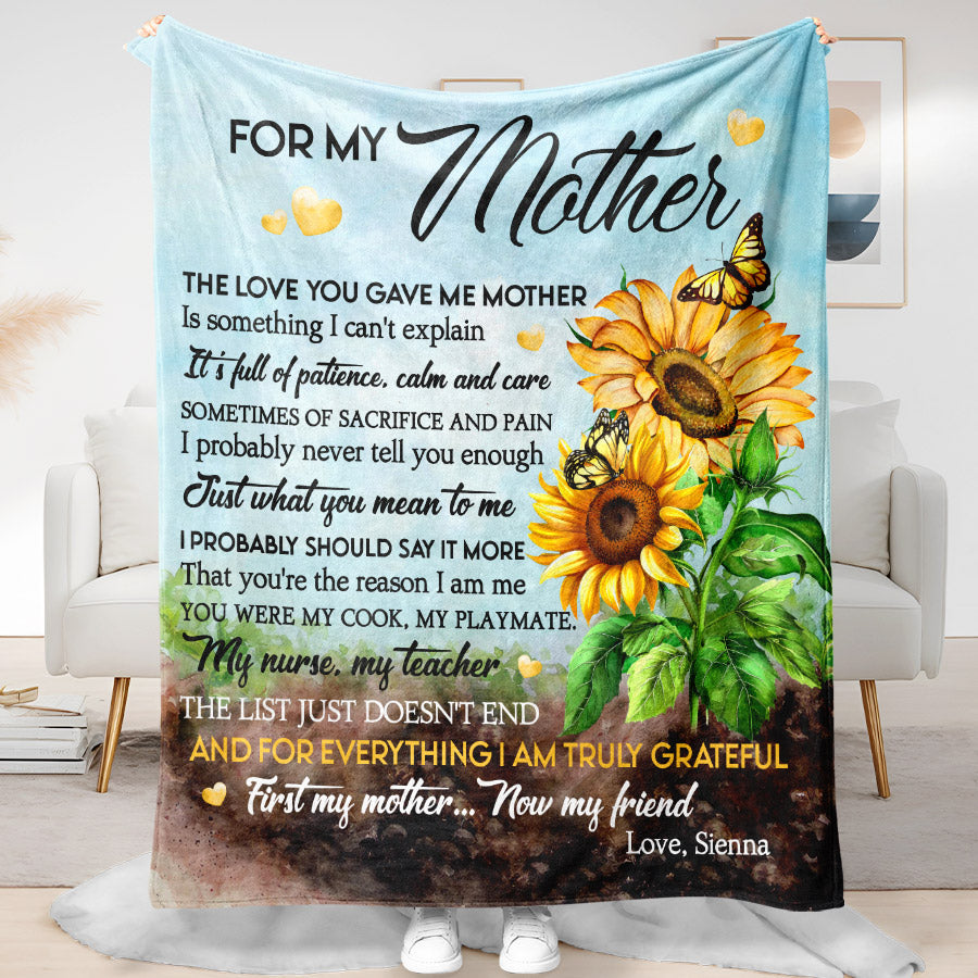 Mother’s Day Gifts Blanket