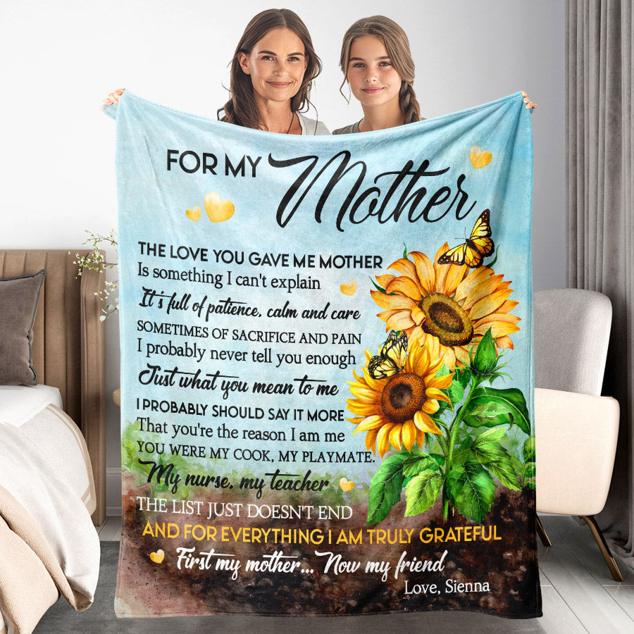 Mother’s Day Gifts Blanket