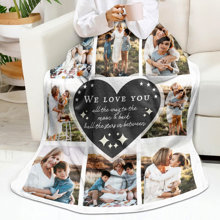 Collage Pictures Throw Blanket