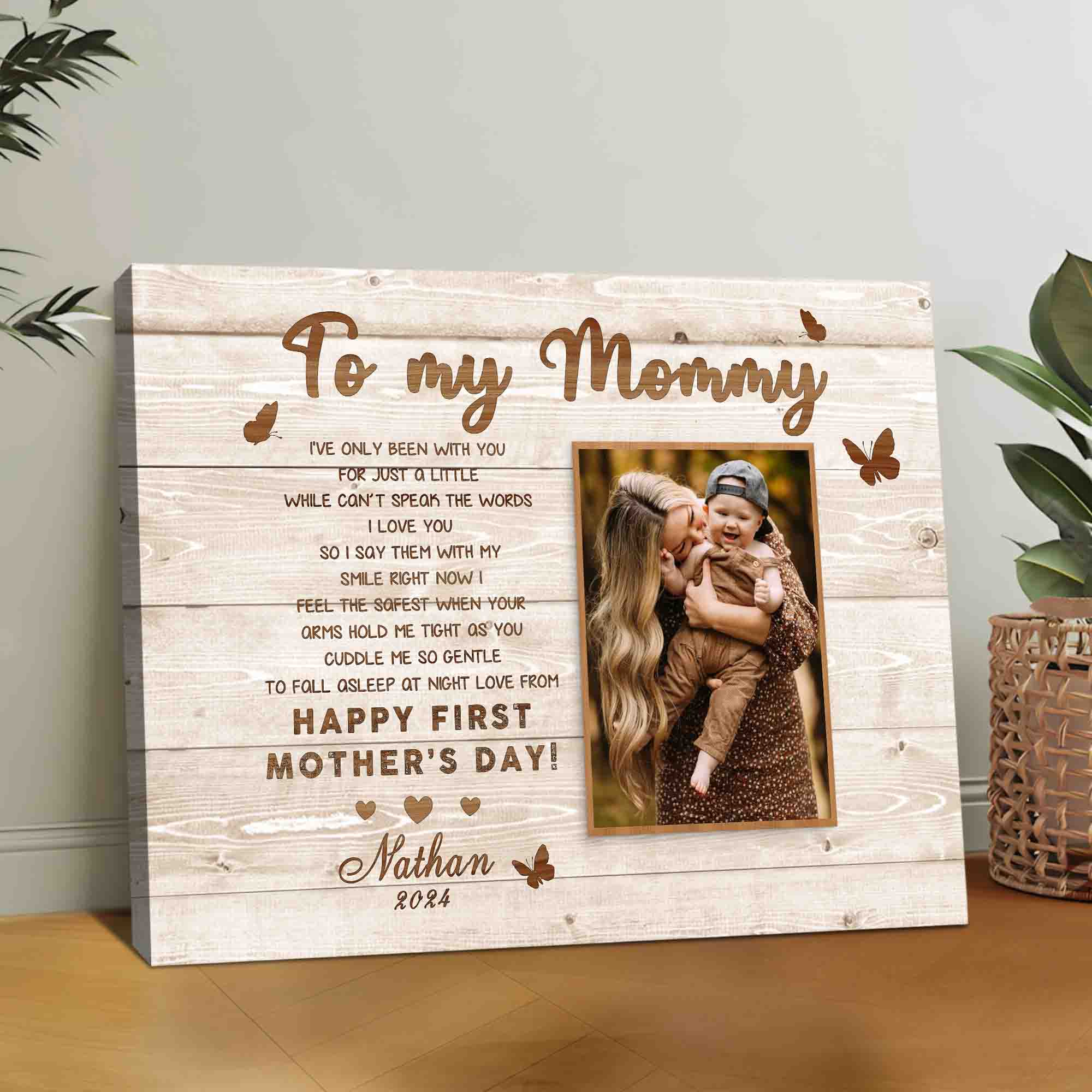 Custom Photo Collage Canvas Mothers Day Gifts