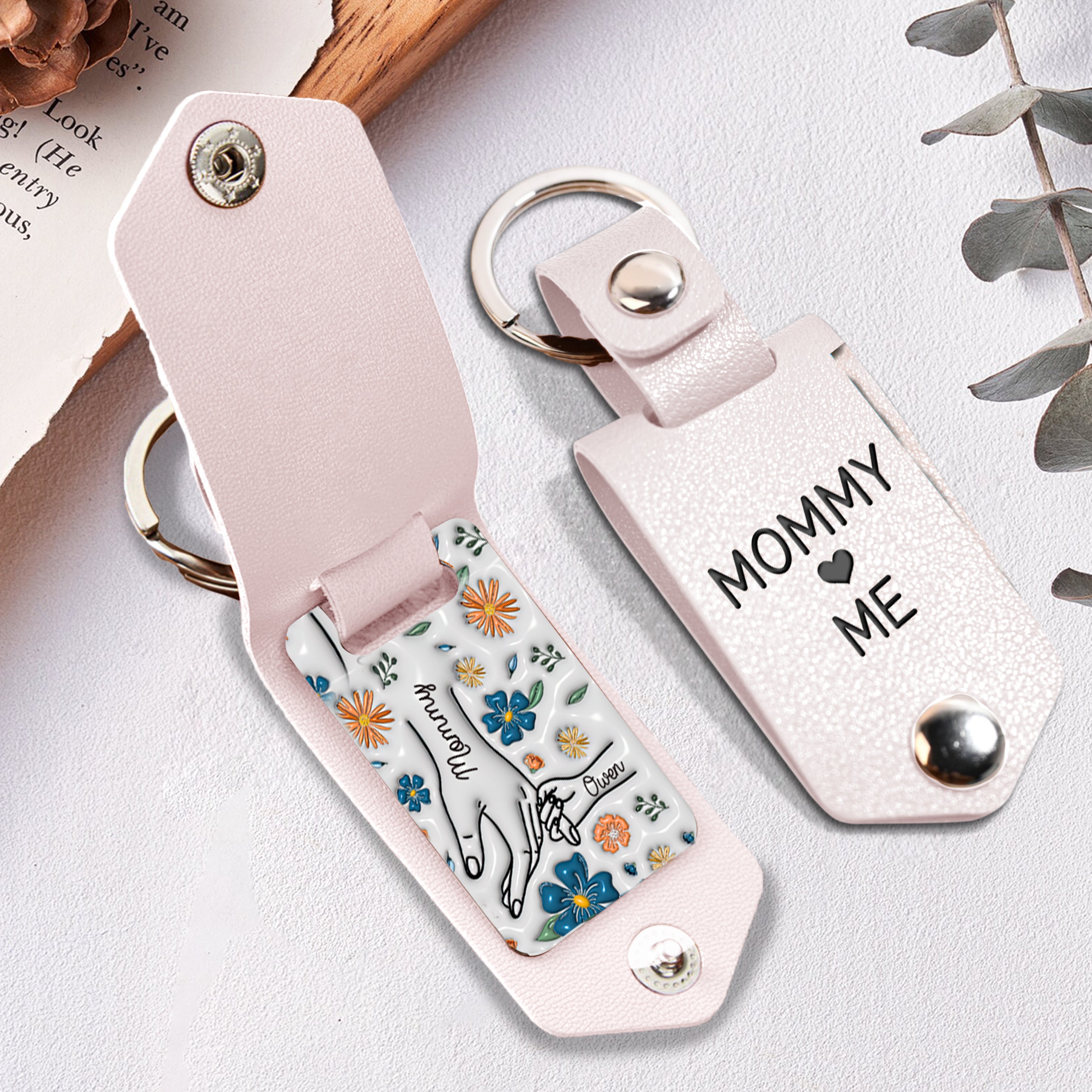 Mommy Hold My Hand Keychain