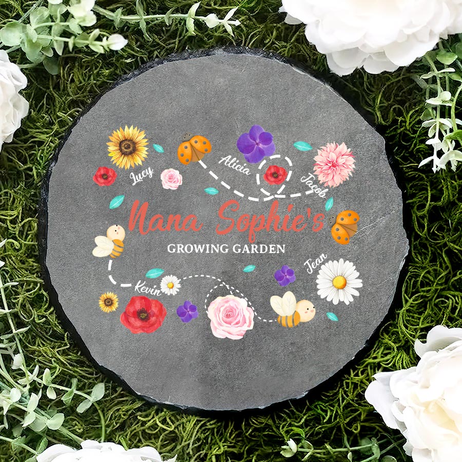 Nana’s Garden Stepping Stone