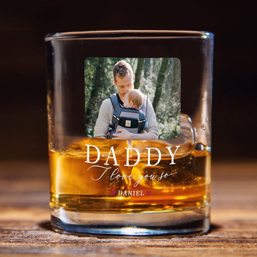 First Father’s Day Whiskey Glass