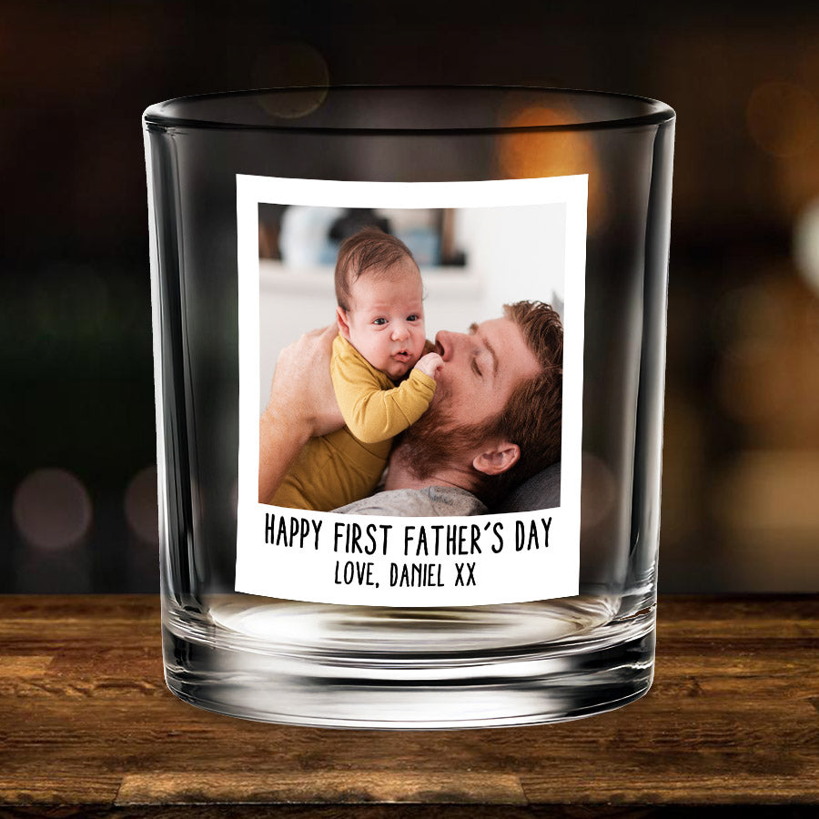 1st Father’s Day Gifts Whiskey Glasses