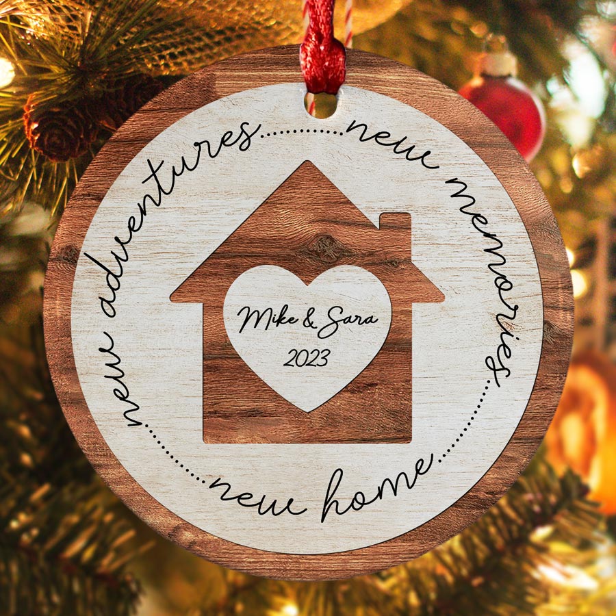 New Home New Adventures New Memories Ornament