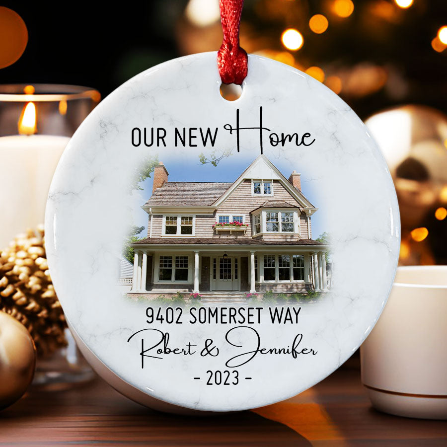 new home ornament personalized