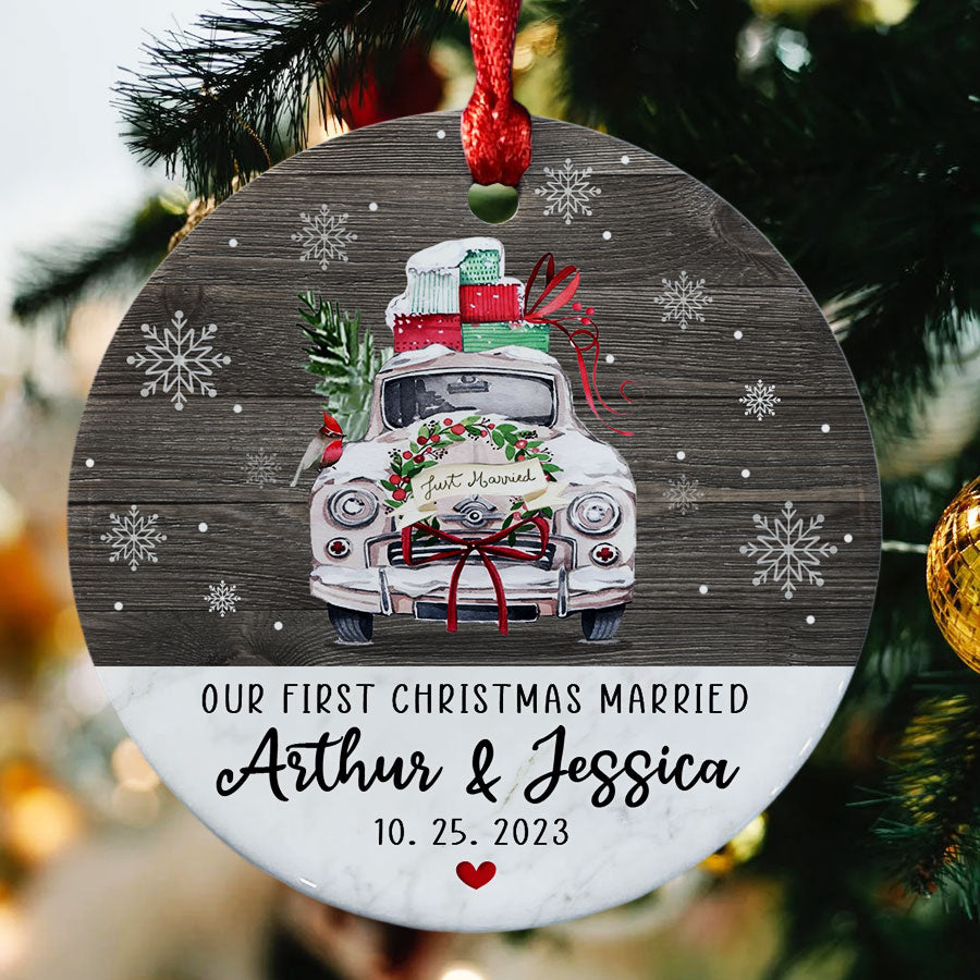 First Year of Marriage Ornament