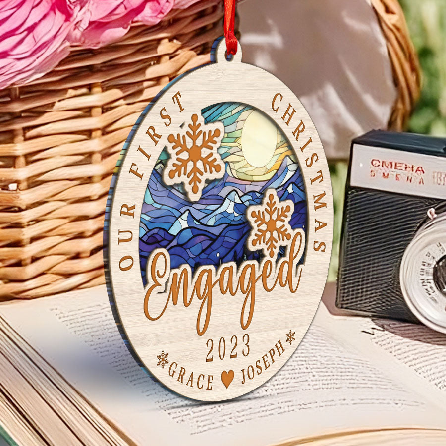 Ornament for Engaged Couple