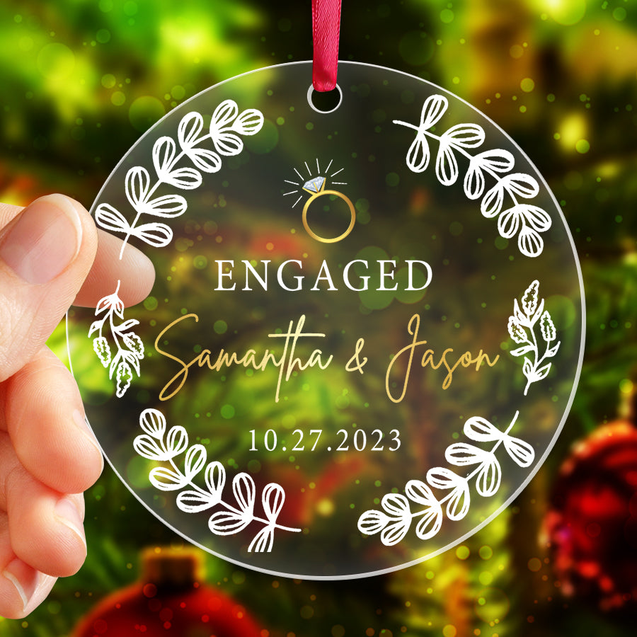 Engagement Gift Ornament