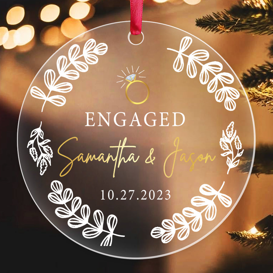 Engagement Gift Ornament