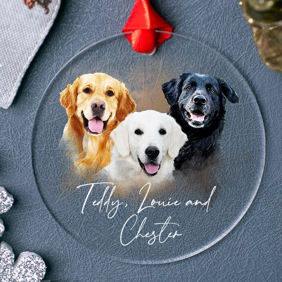 Ornaments With Dogs Picture
