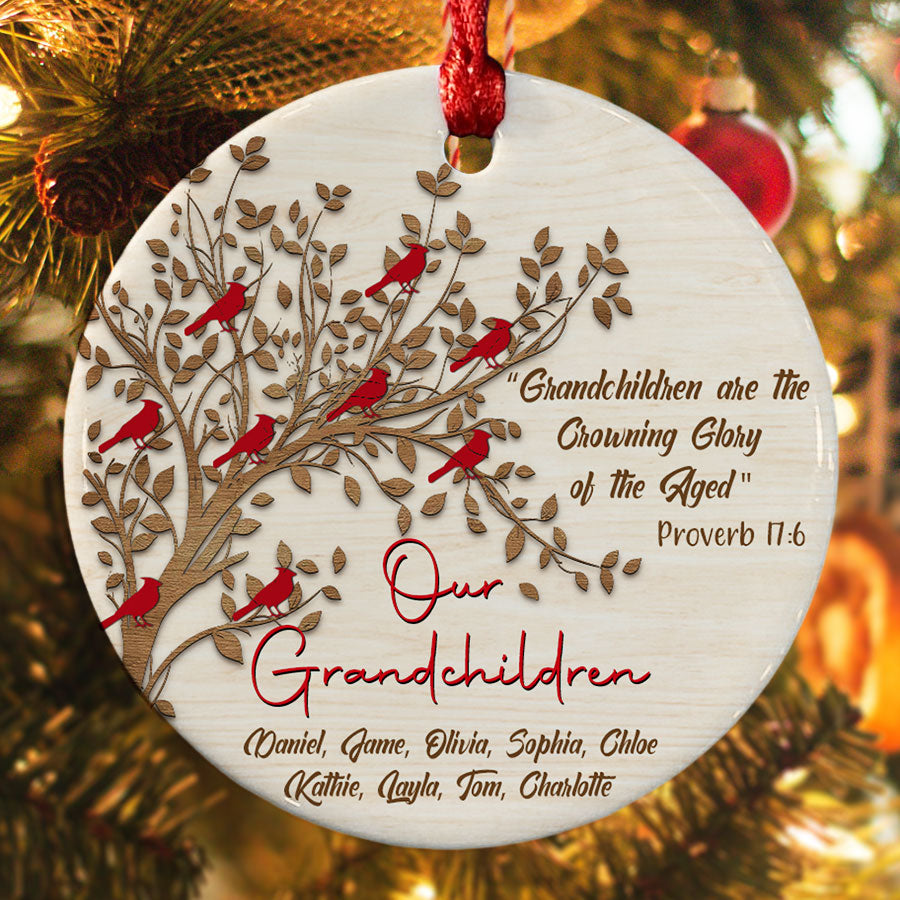 Custom Grandma Christmas Ornament