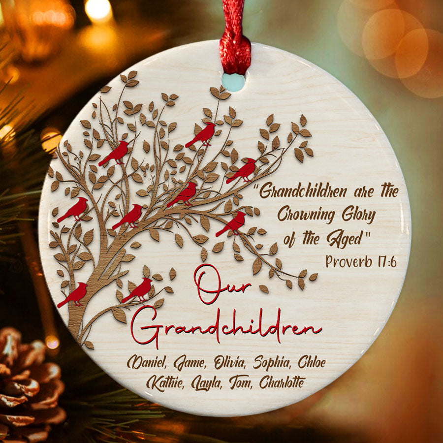Custom Grandma Christmas Ornament
