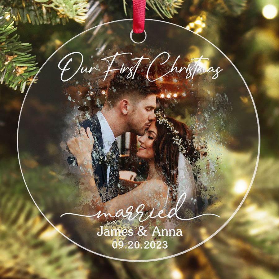 Our First Christmas Married Ornament