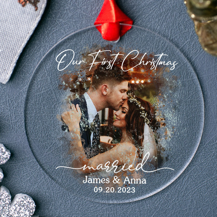 Our First Christmas Married Ornament