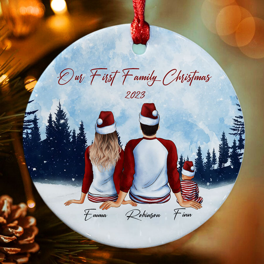 Our First Family Christmas Ornament