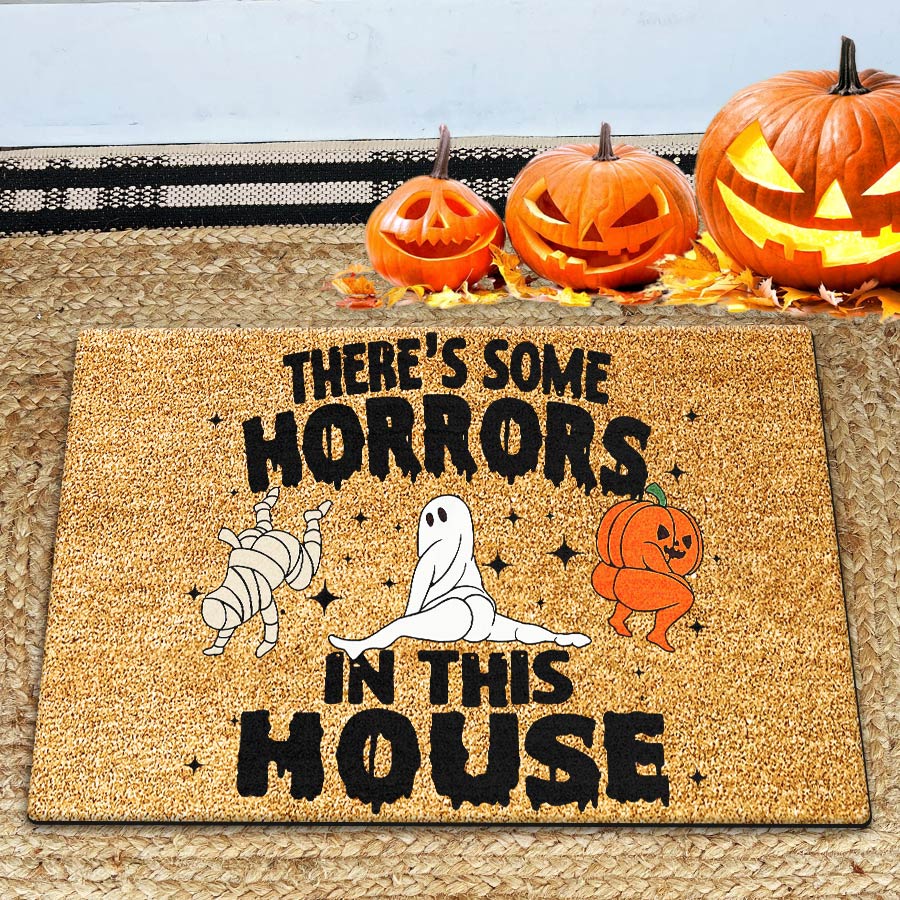 outdoor halloween doormat