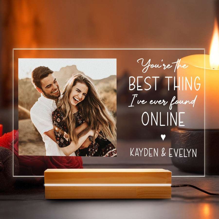 Custom Photo Acrylic Plaque Night Light