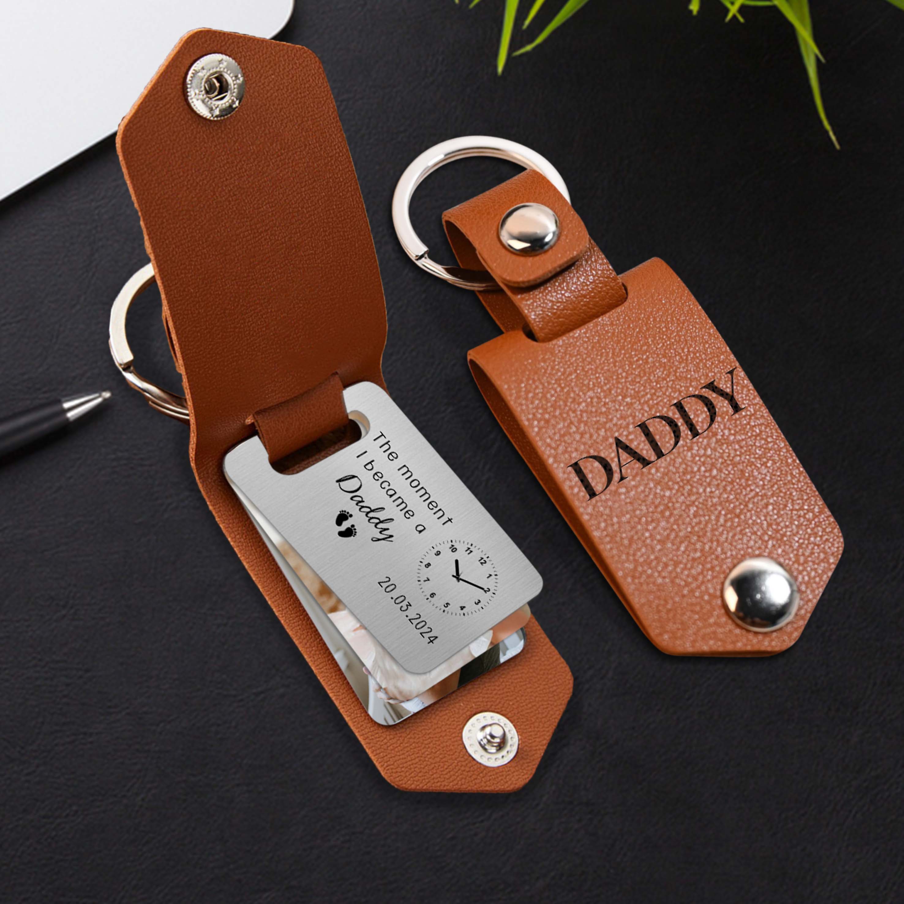 Father’s Day Keychain With Picture