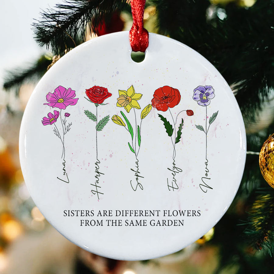 Personalized Best Friends Ornaments