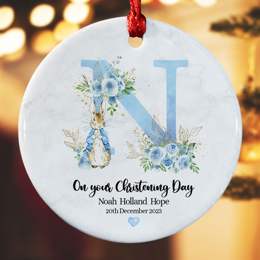Personalized Christening Ornaments