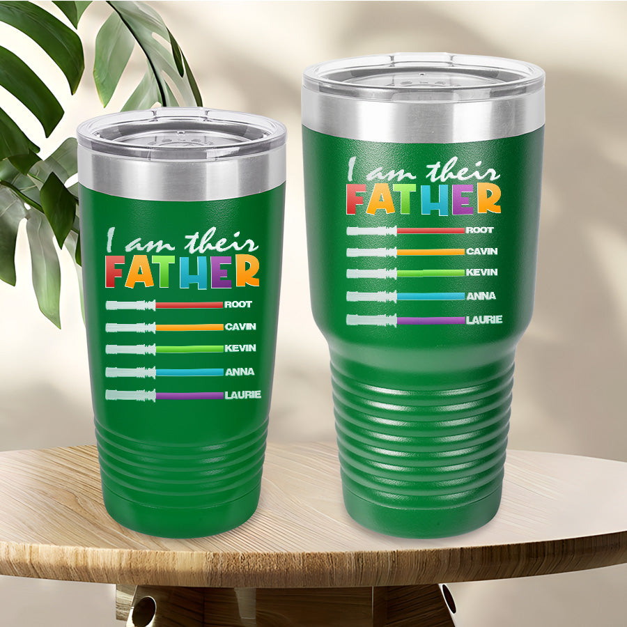 personalized dad tumbler