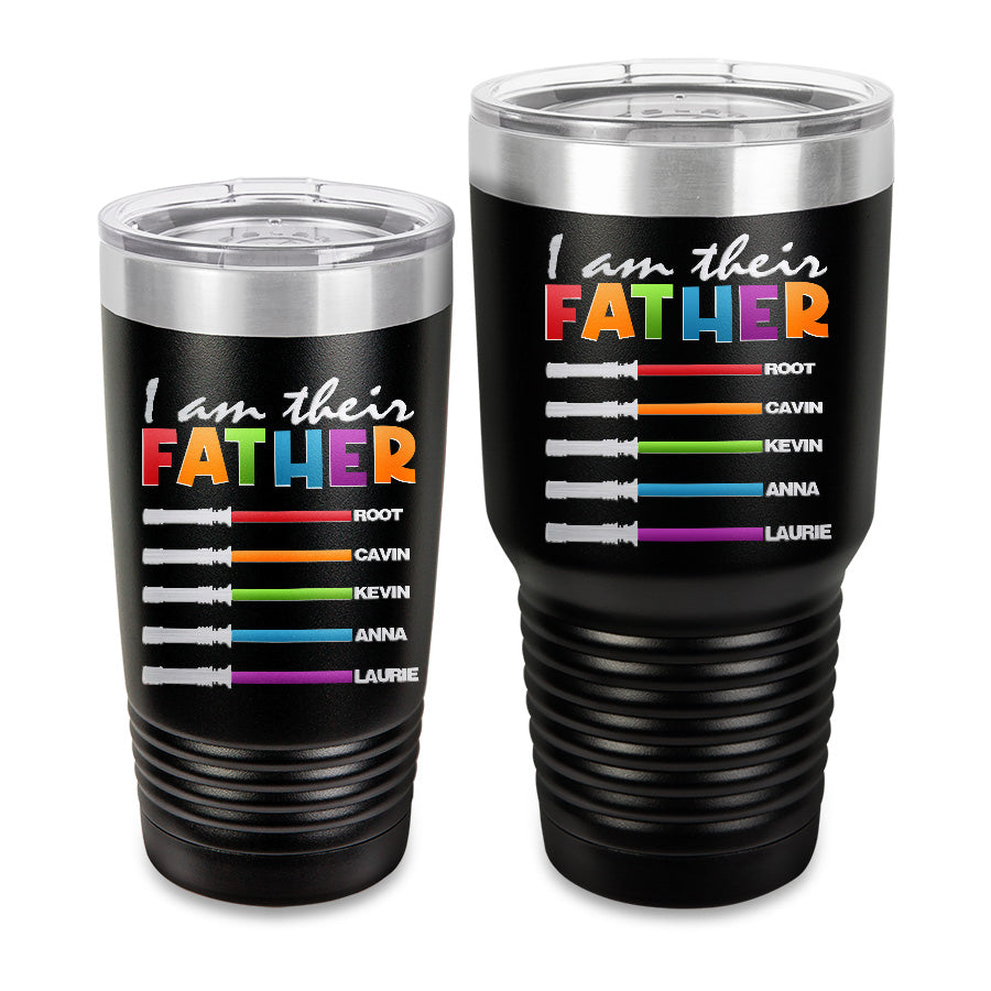 personalized dad tumbler