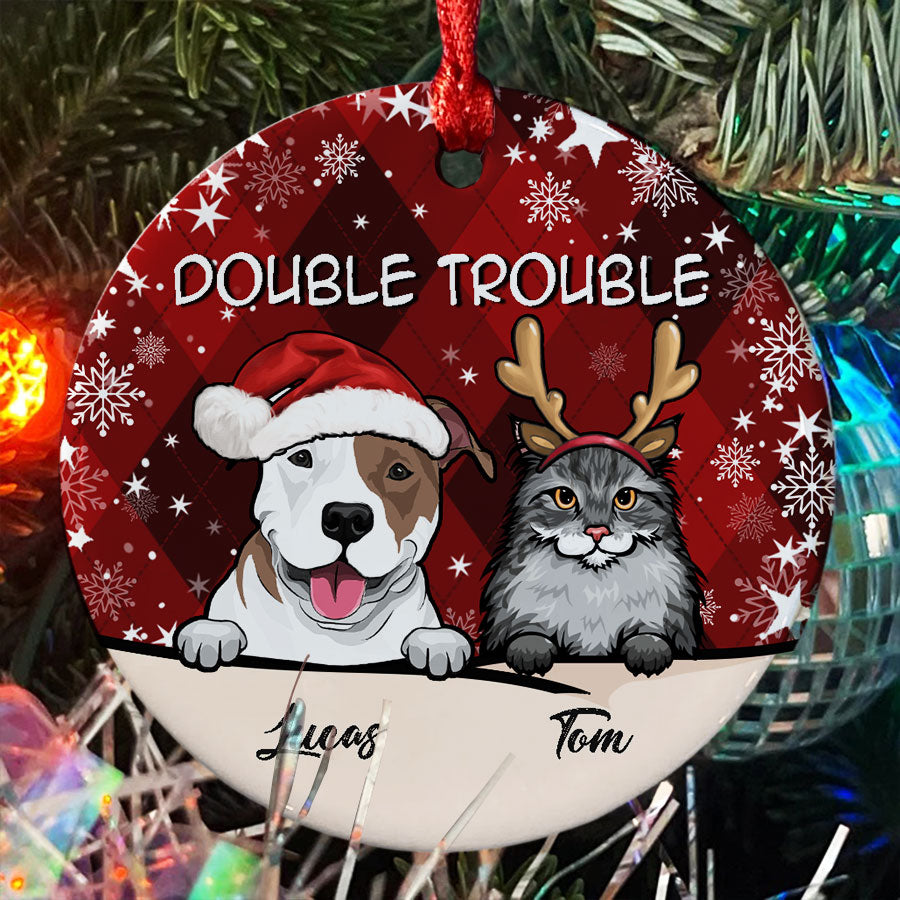 Personalized Dog and Cat Ornaments