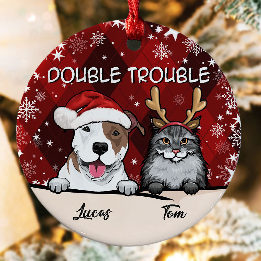 Personalized Dog and Cat Ornaments