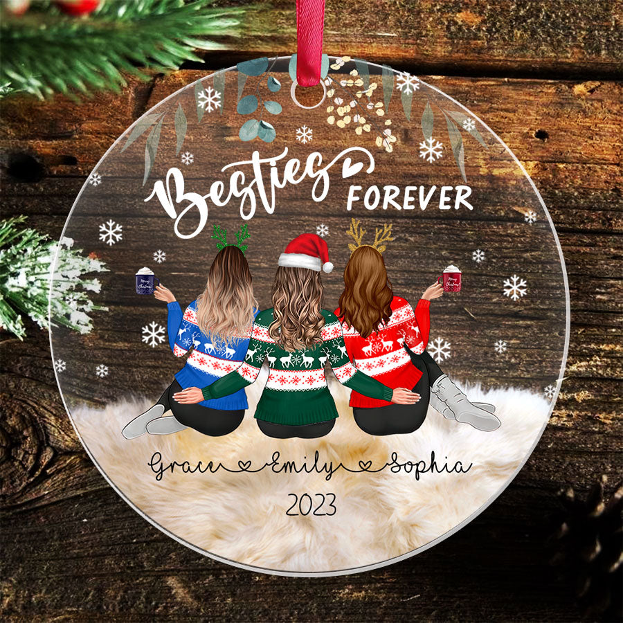Personalized Friends Ornaments