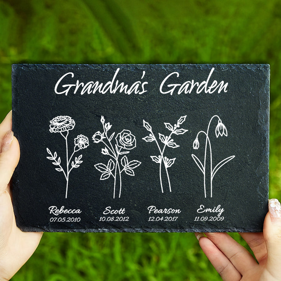 Grandma’s Garden Birth Flowers Gift