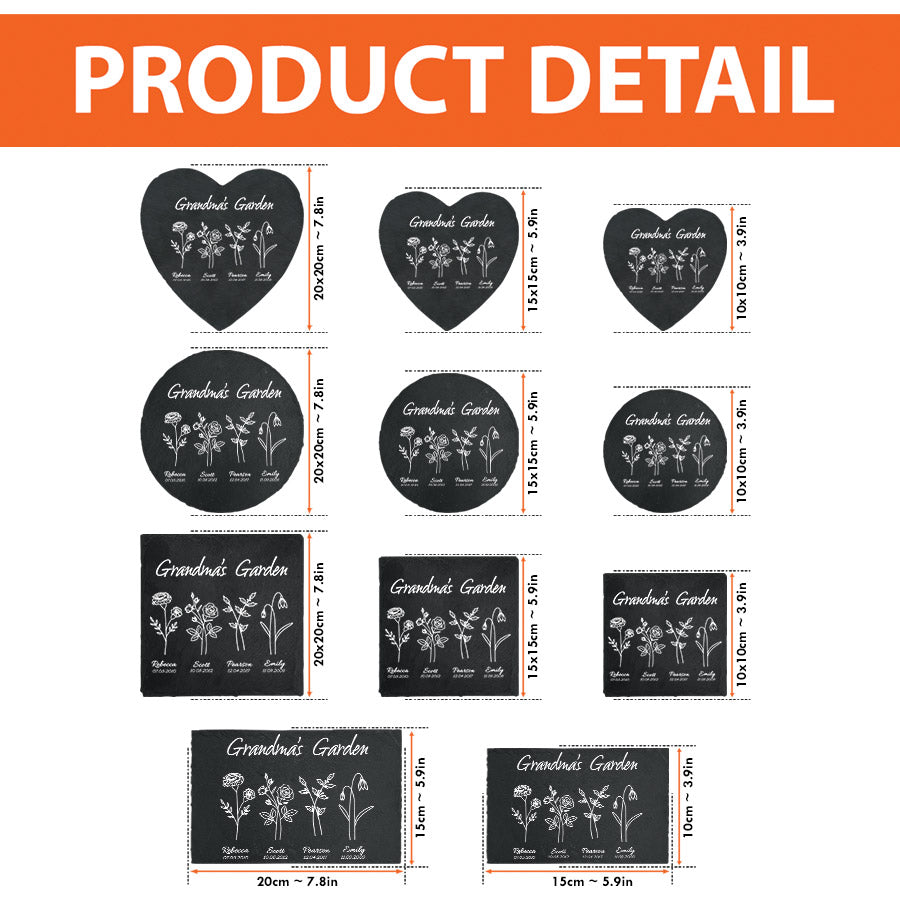 Grandma’s Garden Birth Flowers Gift