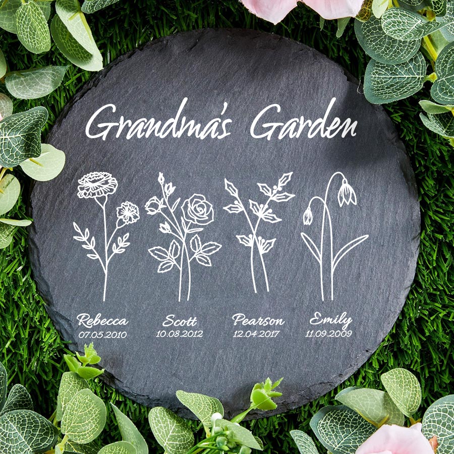 Grandma’s Garden Birth Flowers Gift