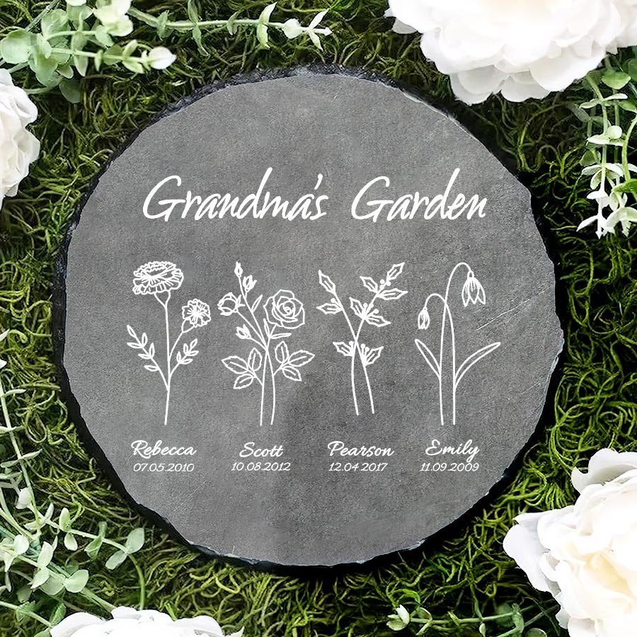 Grandma’s Garden Birth Flowers Gift