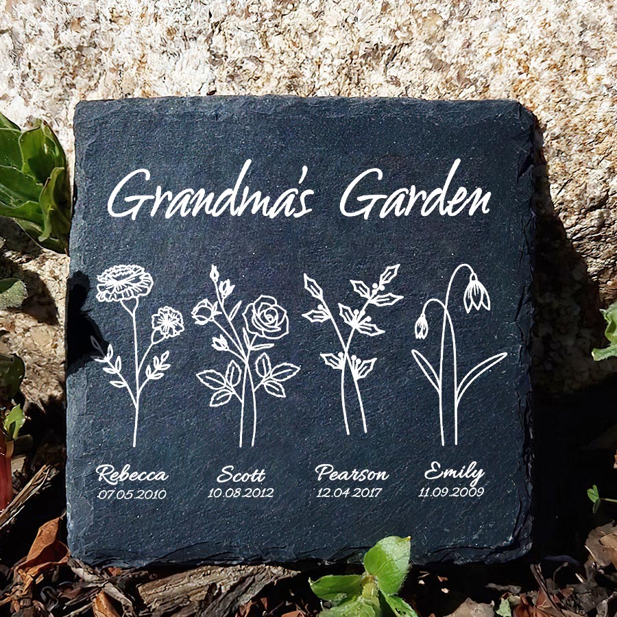 Grandma’s Garden Birth Flowers Gift