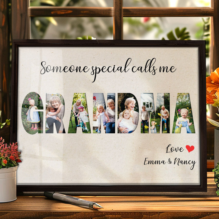 Grandma Photo Canvas for Mother’s Day