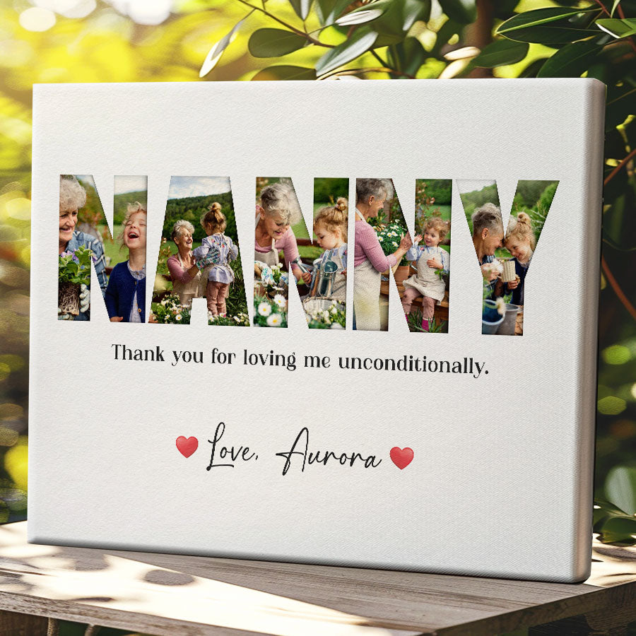 Grandma Mothers Day Canvas