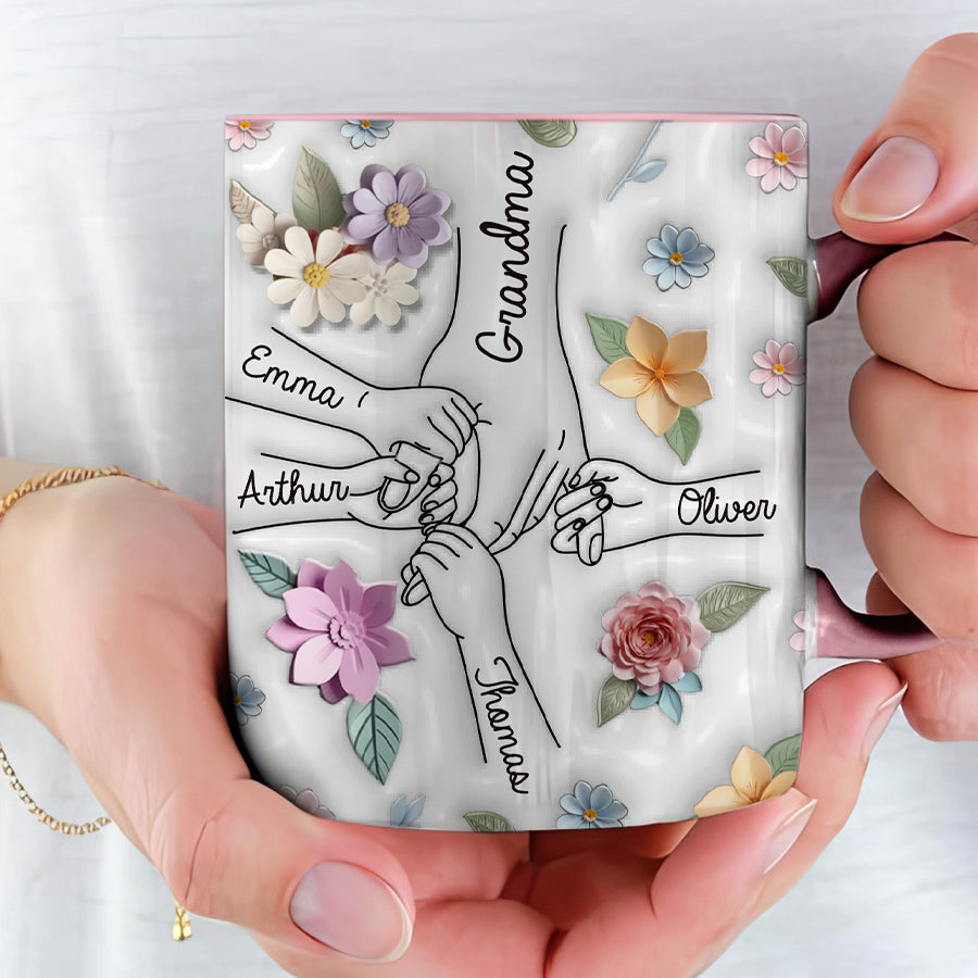 Mother’s Day Personalized Gifts for Grandma 3D Mug