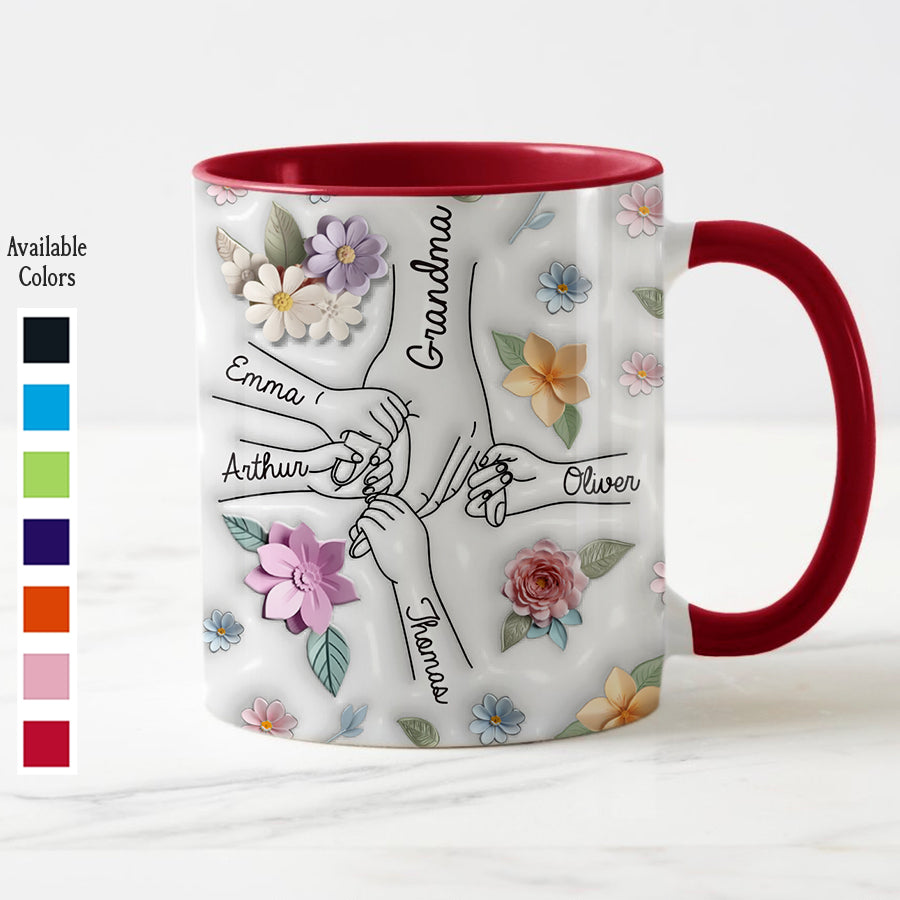 Mother’s Day Personalized Gifts for Grandma 3D Mug