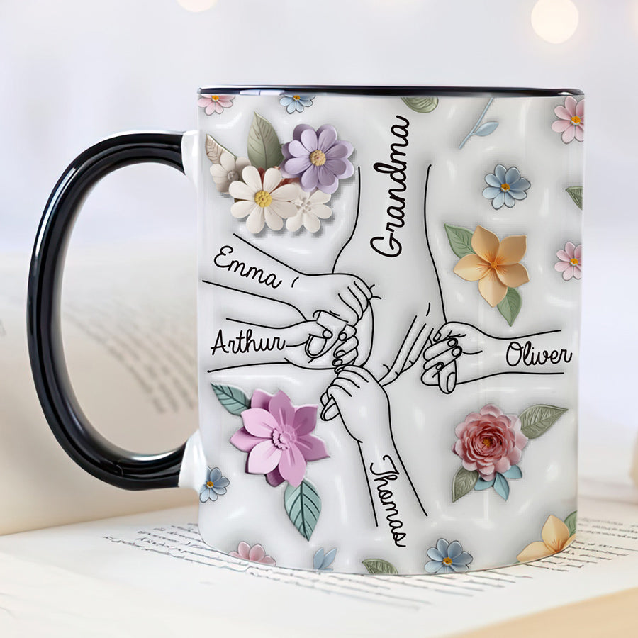 Mother’s Day Personalized Gifts for Grandma 3D Mug